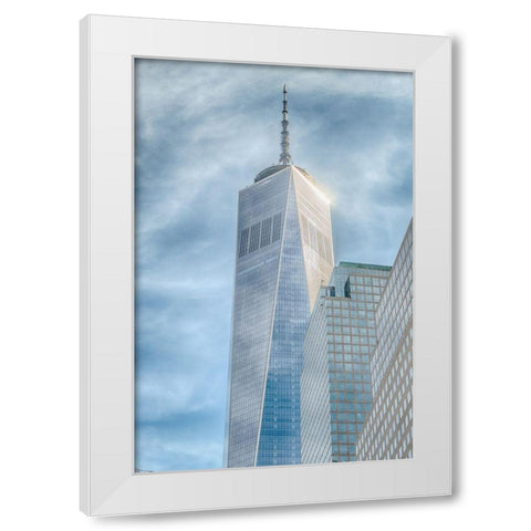 Bright Knowledge White Modern Wood Framed Art Print by DeLuca, Pat