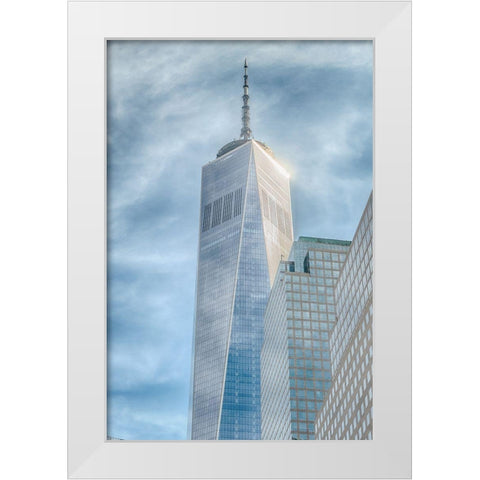 Bright Knowledge White Modern Wood Framed Art Print by DeLuca, Pat