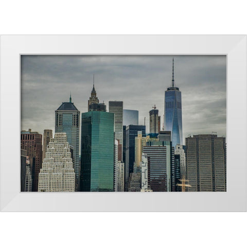 Enhanced Fortune White Modern Wood Framed Art Print by DeLuca, Pat