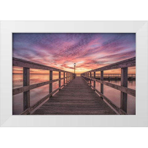 Attractive Service 1 White Modern Wood Framed Art Print by DeLuca, Pat