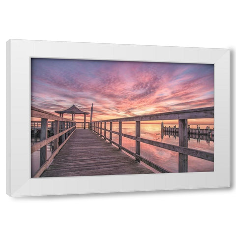 Attractive Service 2 White Modern Wood Framed Art Print by DeLuca, Pat