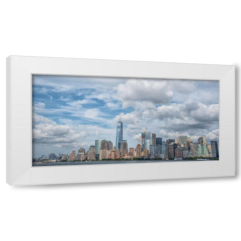 Requiem Of Fortune White Modern Wood Framed Art Print by DeLuca, Pat