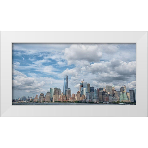 Requiem Of Fortune White Modern Wood Framed Art Print by DeLuca, Pat