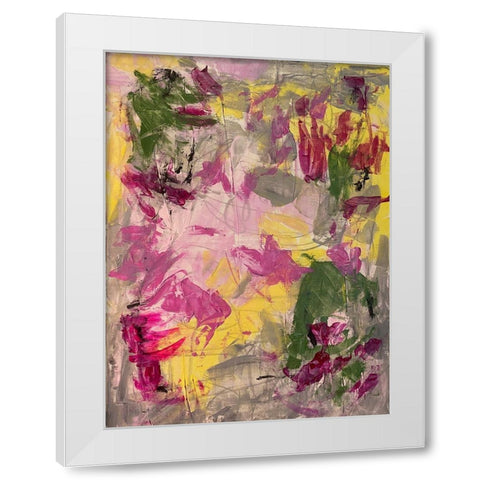 Striking Explosion 1 White Modern Wood Framed Art Print by Spina, Phyllis