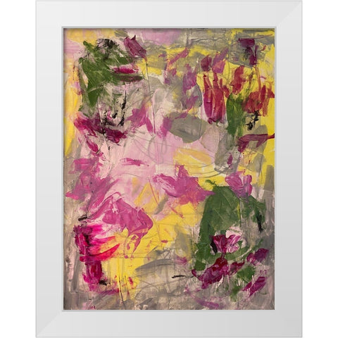 Striking Explosion 1 White Modern Wood Framed Art Print by Spina, Phyllis
