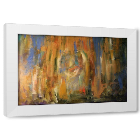 Rising Frustrations White Modern Wood Framed Art Print by Spina, Phyllis