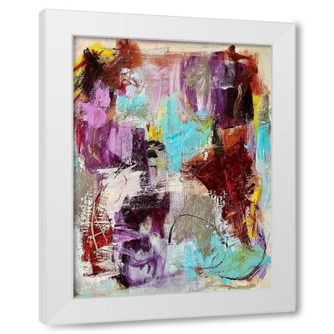 Peaceful Retrospect White Modern Wood Framed Art Print by Spina, Phyllis