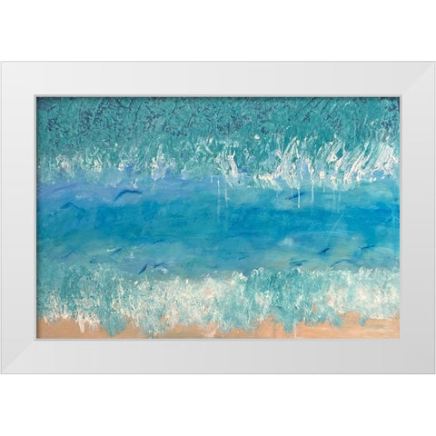 Innocent Perception White Modern Wood Framed Art Print by Spina, Phyllis