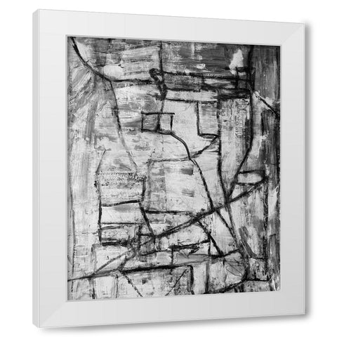 Dark Fantasy White Modern Wood Framed Art Print by Spina, Phyllis