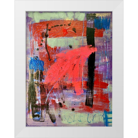 Love Language White Modern Wood Framed Art Print by Spina, Phyllis