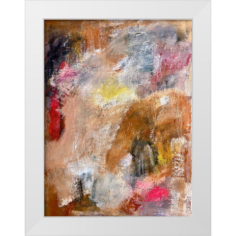 Bread and Butter White Modern Wood Framed Art Print by Spina, Phyllis