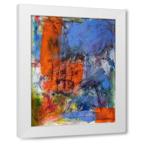 Tree House White Modern Wood Framed Art Print by Spina, Phyllis