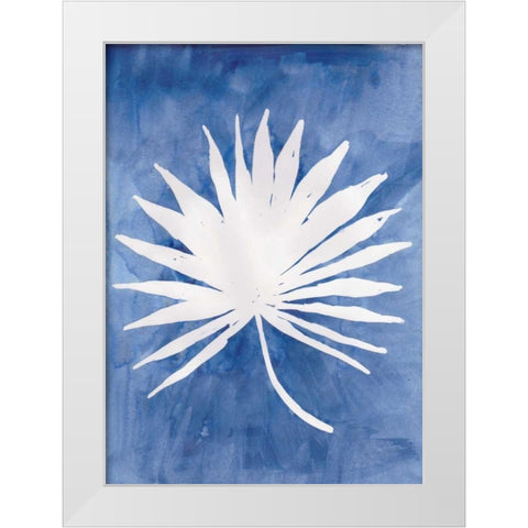 Natural Silhouette B White Modern Wood Framed Art Print by Varacek, Pam