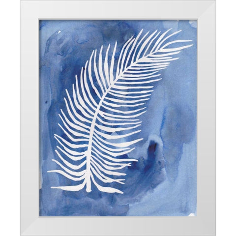 Natural Silhouette C White Modern Wood Framed Art Print by Varacek, Pam