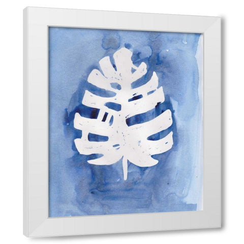 Natural Silhouette D White Modern Wood Framed Art Print by Varacek, Pam