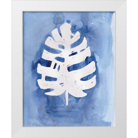 Natural Silhouette D White Modern Wood Framed Art Print by Varacek, Pam