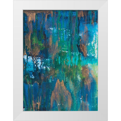 Contemporary Wash 2 White Modern Wood Framed Art Print by Varacek, Pam