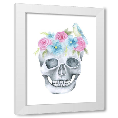 Day Of Tribute White Modern Wood Framed Art Print by Varacek, Pam