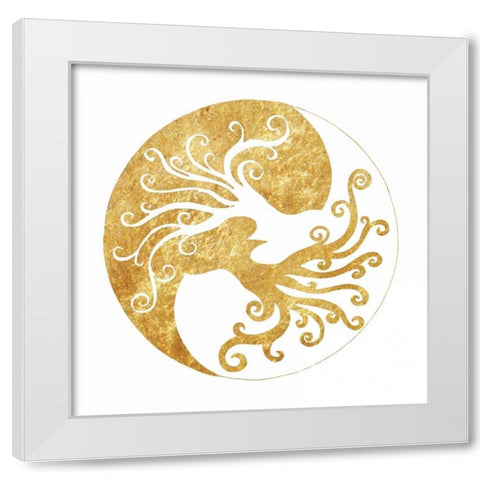 Tree Of Life 2 White Modern Wood Framed Art Print by Varacek, Pam