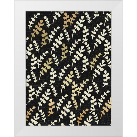 Project  Sketch 4 WGold White Modern Wood Framed Art Print by Allen, Candace