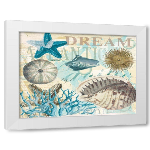 Dream Shells R1 White Modern Wood Framed Art Print by Allen, Candace