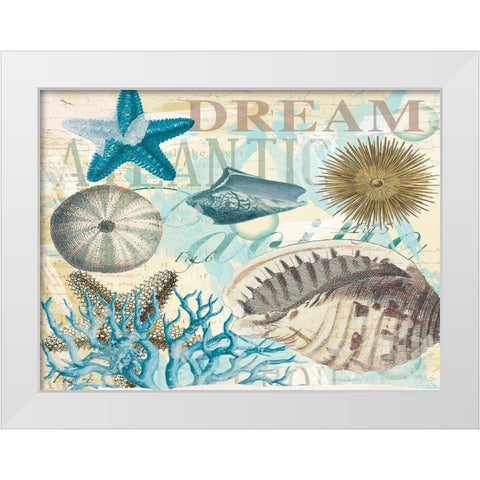 Dream Shells R1 White Modern Wood Framed Art Print by Allen, Candace