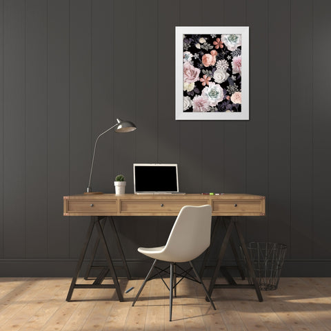 Gem Eufloria 2 White Modern Wood Framed Art Print by Allen, Candace