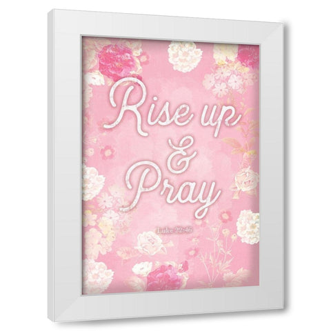 Religious 2 White Modern Wood Framed Art Print by Lula Bijoux and Company