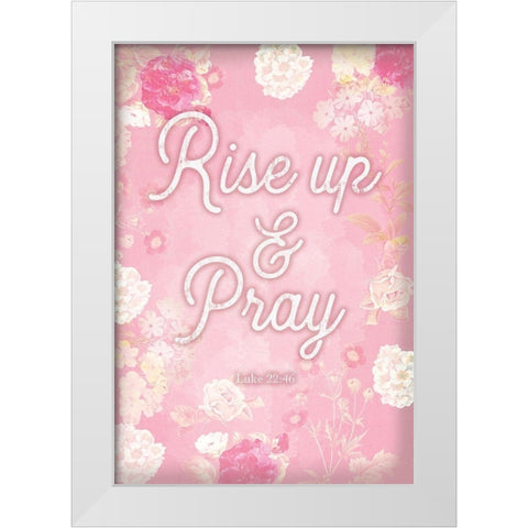 Religious 2 White Modern Wood Framed Art Print by Lula Bijoux and Company