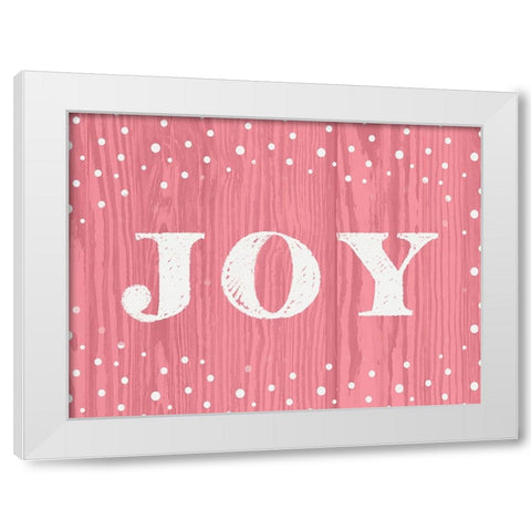 Snowfall Collection 2 White Modern Wood Framed Art Print by Lula Bijoux And Company