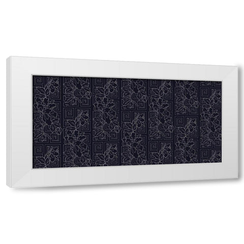 Kimono Quilt Network White Modern Wood Framed Art Print by Allen, Candace