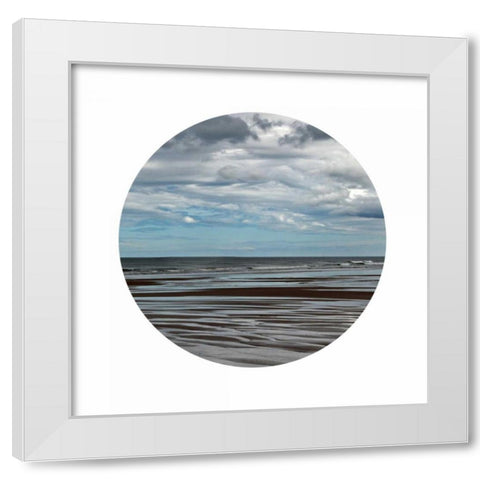 Window Into The Sea 2 White Modern Wood Framed Art Print by Allen, Candace