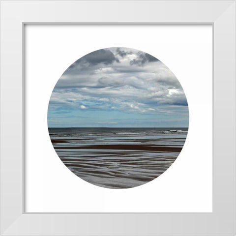 Window Into The Sea 2 White Modern Wood Framed Art Print by Allen, Candace