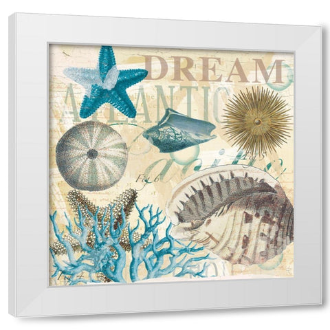 Dream Shells R1 White Modern Wood Framed Art Print by Allen, Candace