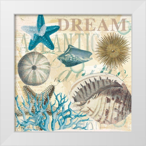 Dream Shells R1 White Modern Wood Framed Art Print by Allen, Candace