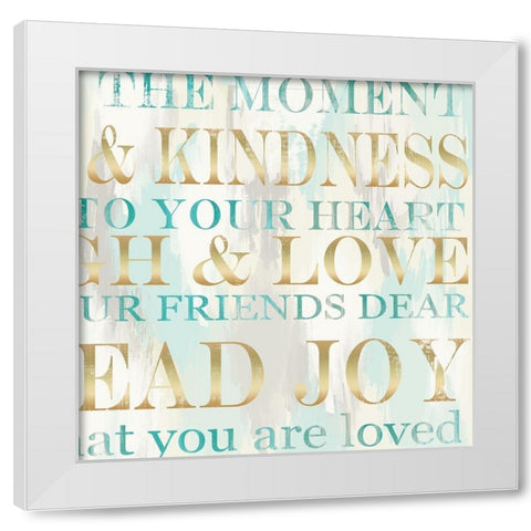 Live Inspire 2 White Modern Wood Framed Art Print by Allen, Candace