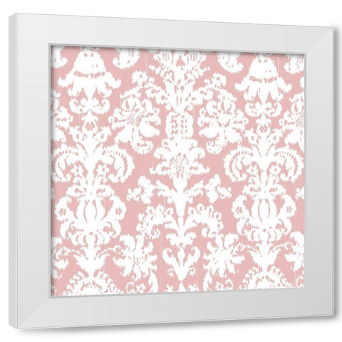 Gem Ikat 2 White Modern Wood Framed Art Print by Allen, Candace