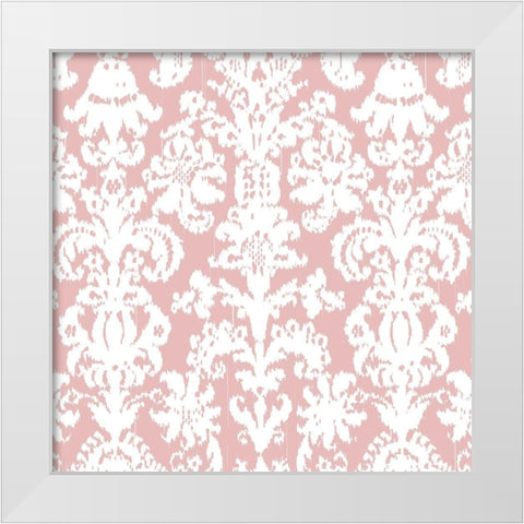 Gem Ikat 2 White Modern Wood Framed Art Print by Allen, Candace