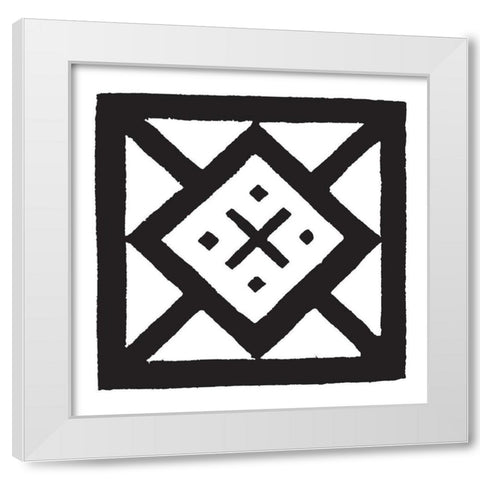 BW Minimalist 4 White Modern Wood Framed Art Print by Lula Bijoux And Company