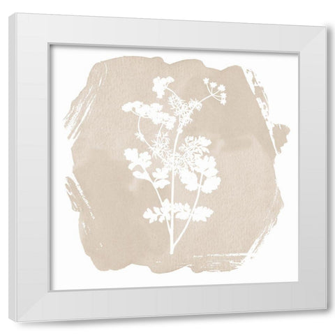 Sweet Sophisticate Floral 2 White Modern Wood Framed Art Print by Lula Bijoux And Company