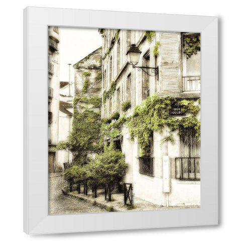 Rue Poulbo White Modern Wood Framed Art Print by Poinski, Dianne