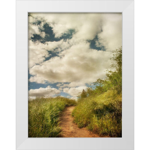 River Park White Modern Wood Framed Art Print by Poinski, Dianne