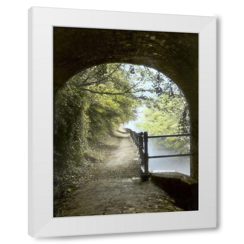 Shrewley Tunnel White Modern Wood Framed Art Print by Poinski, Dianne