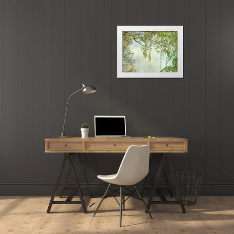 Summer Afternoon White Modern Wood Framed Art Print by Poinski, Dianne