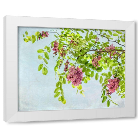 Looking up White Modern Wood Framed Art Print by Poinski, Dianne