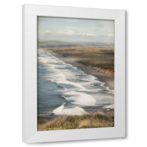 After the Storm White Modern Wood Framed Art Print by Poinski, Dianne