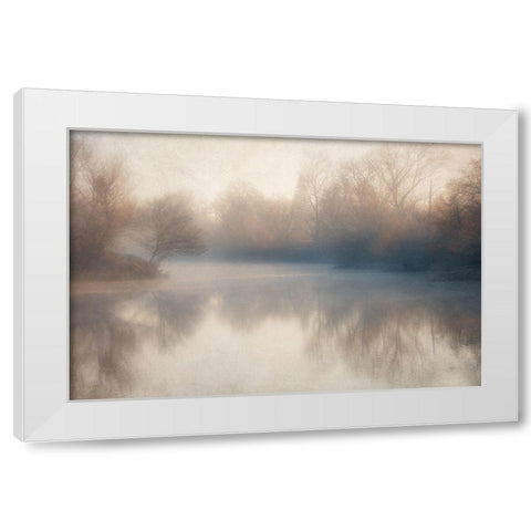 Lake 1 White Modern Wood Framed Art Print by Poinski, Dianne