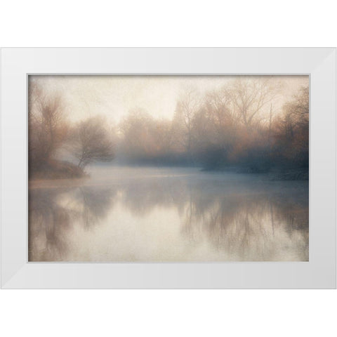 Lake 1 White Modern Wood Framed Art Print by Poinski, Dianne