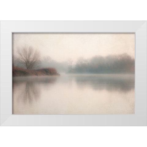 Lake 2 White Modern Wood Framed Art Print by Poinski, Dianne