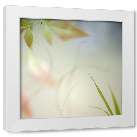 Warm Breeze 3 White Modern Wood Framed Art Print by Poinski, Dianne